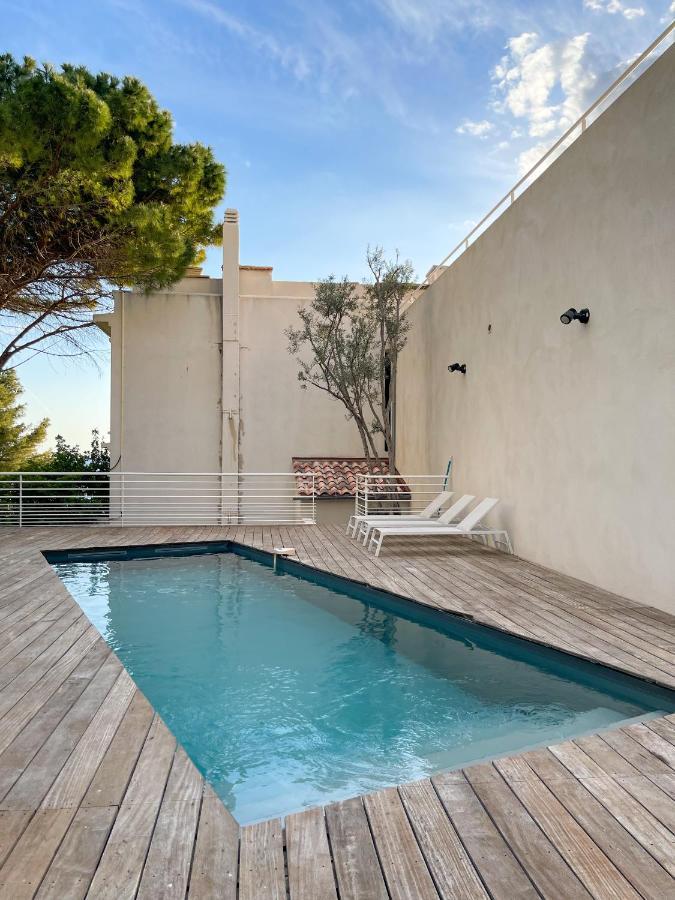 Villa Marine - 10 Pers - Centre Cassis - Piscine ภายนอก รูปภาพ